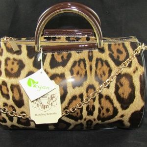 Handbag Republic Brown Patent Leather Handbag